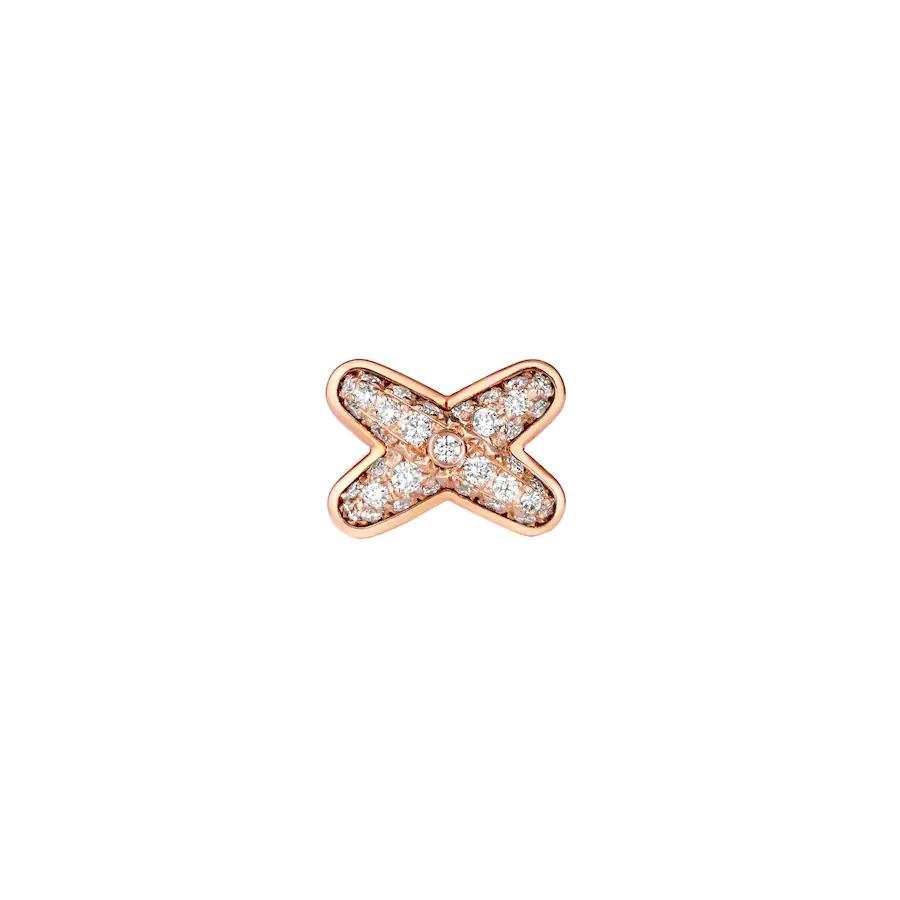 [AURORA]JEUX DE PINK GOLD DIAMOND EARRINGS
