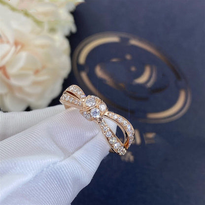 [AURORA]LIENS ROSÉGOLD-DIAMANTRING