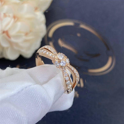 [AURORA]LIENS ROSÉGOLD-DIAMANTRING