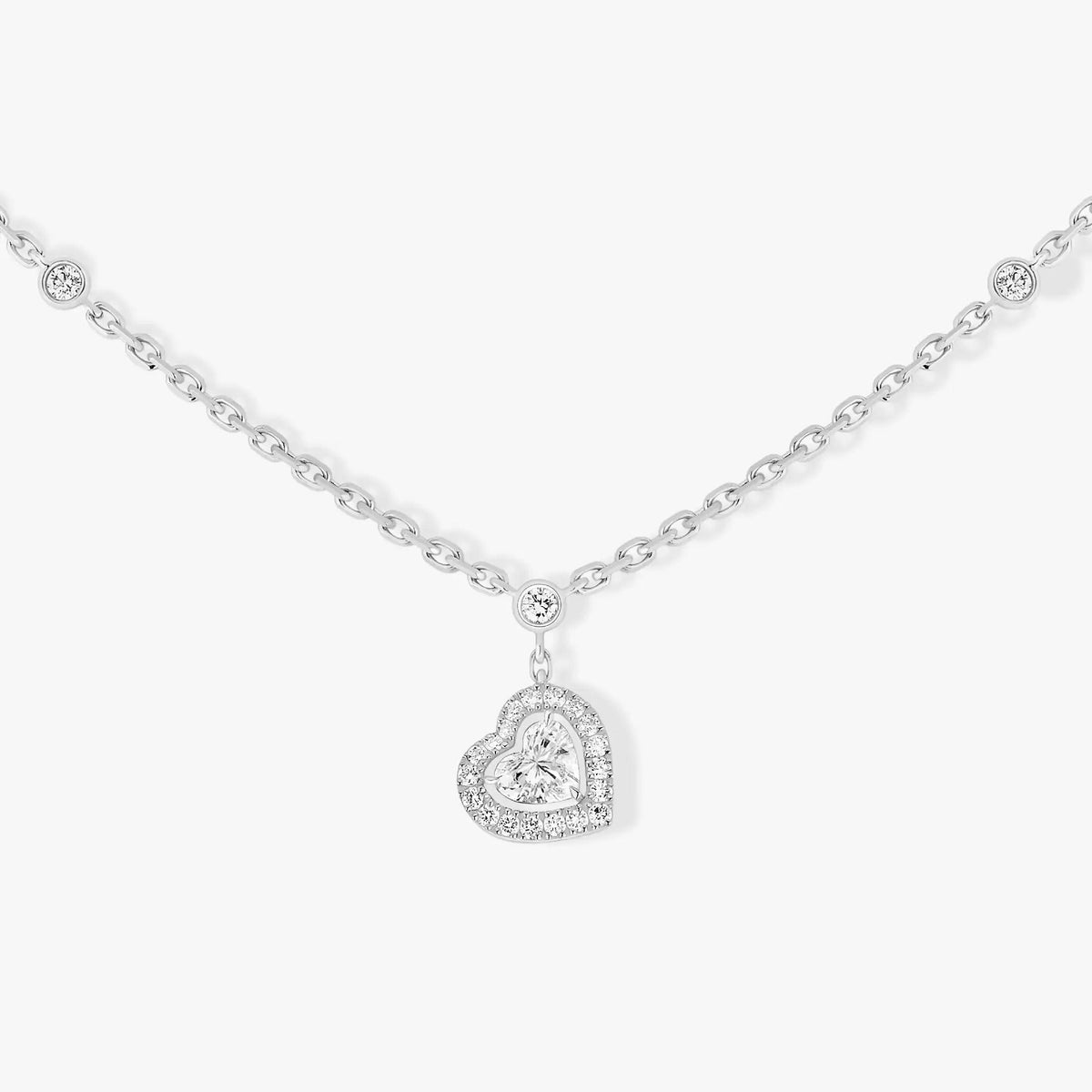 [AURORA]JOY HEART DIAMOND NECKLACE