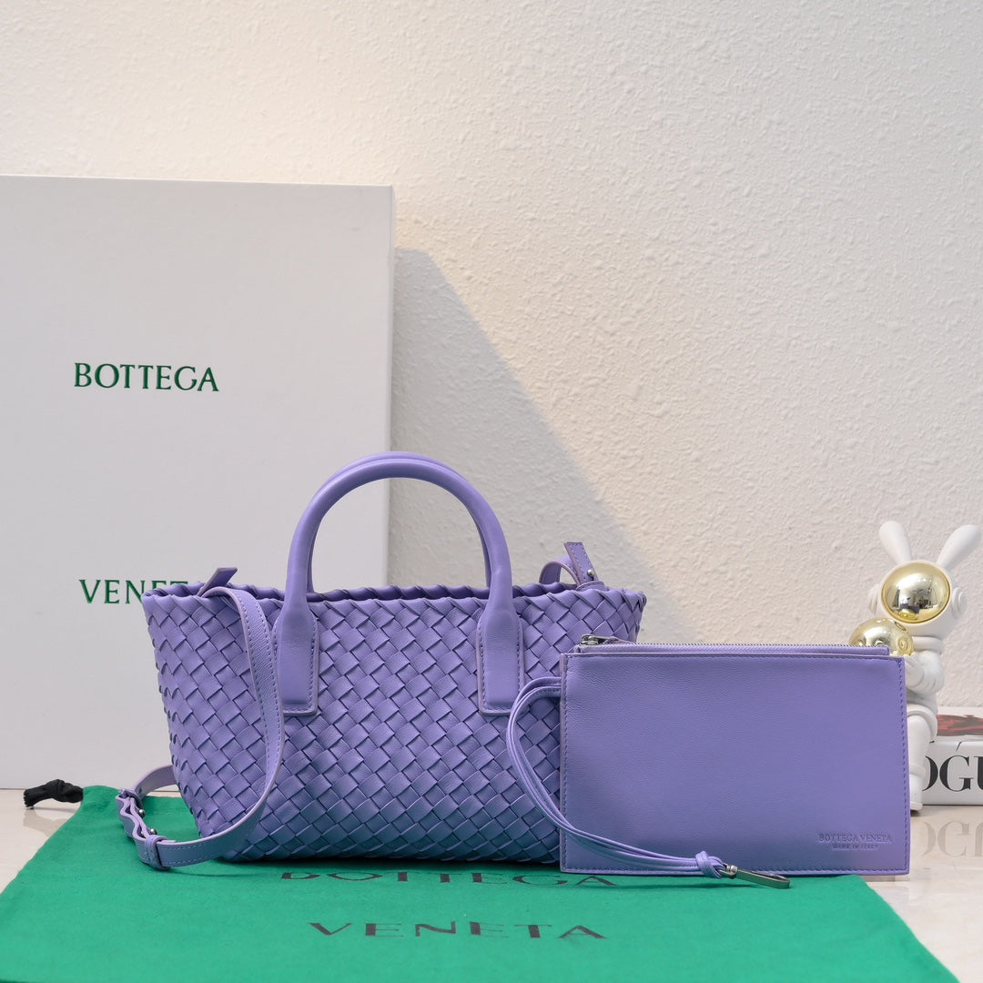 Mini Cabat 20cm Purple Lambskin Ghw