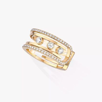 [AURORA]Move 10th Diamond Ring in Gold
