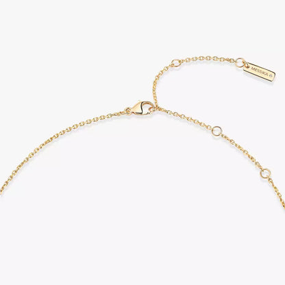 [AURORA]Lucky Eye Diamond Necklace in Rose Gold and Turquoise