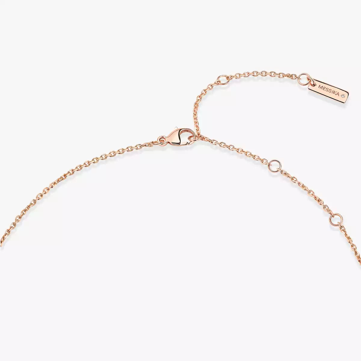 [AURORA]Lucky Eye Diamond Necklace in Rose Gold and Turquoise