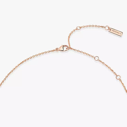 [AURORA]Lucky Eye Diamond Necklace in Rose Gold and Turquoise