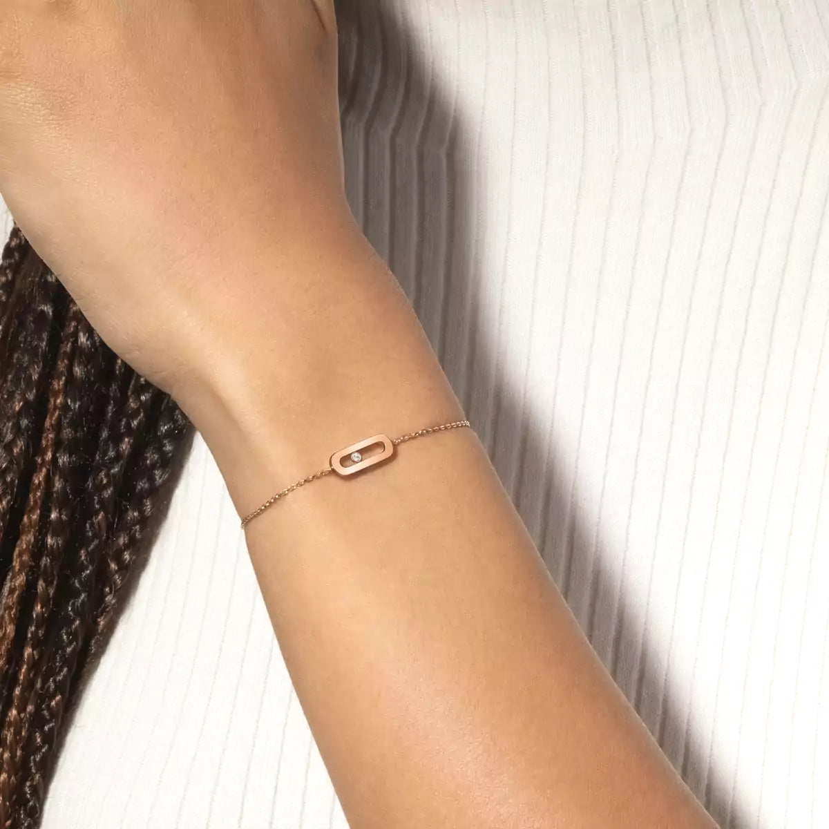 [AURORA]Move Uno Diamond Bracelet
