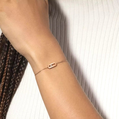 [AURORA]Move Uno Diamond Bracelet