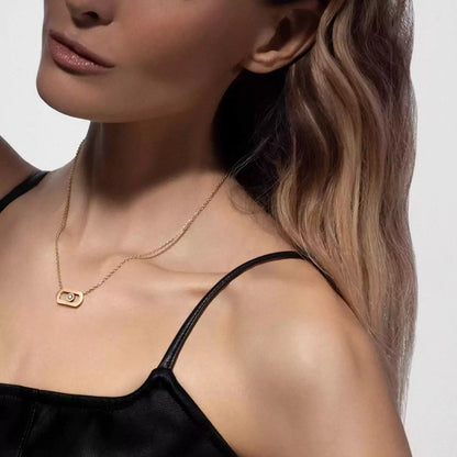 [AURORA]So Move Diamond Necklace in Gold