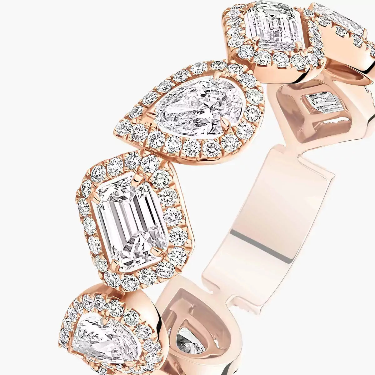 [AURORA]Diamond Wedding Ring My Twin