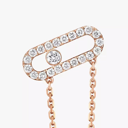 [AURORA]Move Uno Diamond Earrings