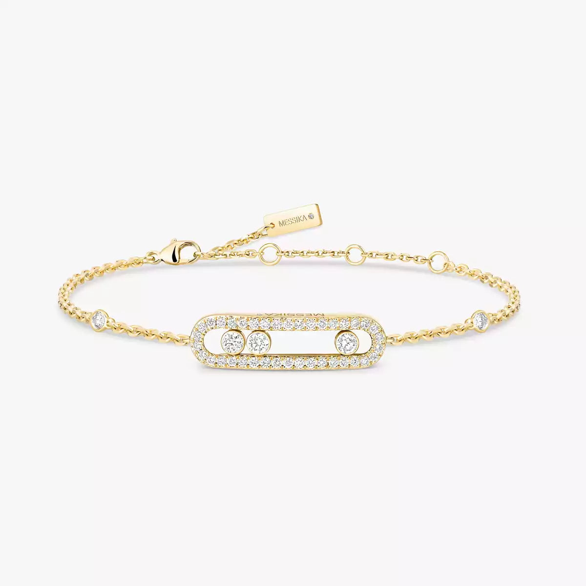 [AURORA]Pavé Baby Move Diamond Bracelet