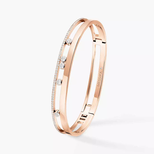 [AURORA]Move Romane Diamond Bangle Bracelet
