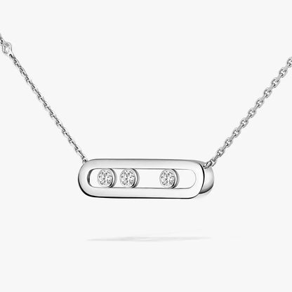 [AURORA] Baby Move Gold Diamond Necklace