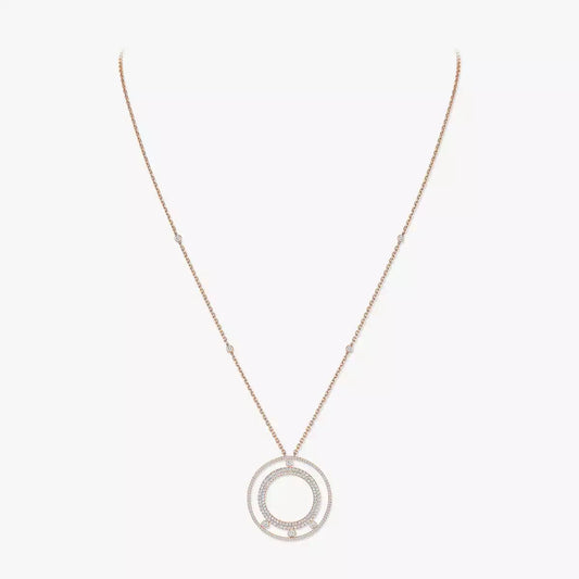 [AURORA]Move Romane Long Pave_-Set Diamond Necklace