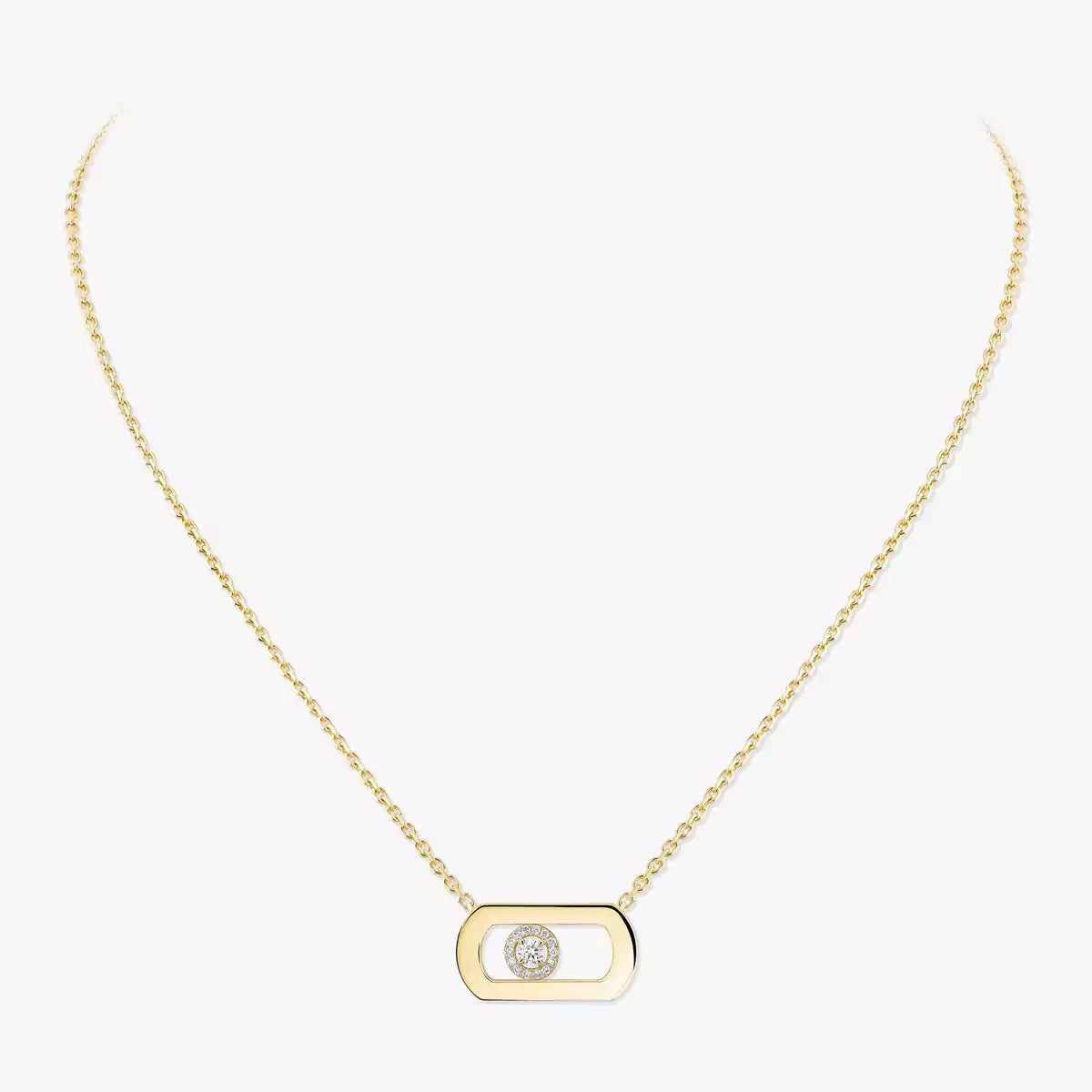 [AURORA]So Move Diamond Necklace in Gold