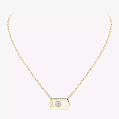 [AURORA]So Move Diamond Necklace in Gold