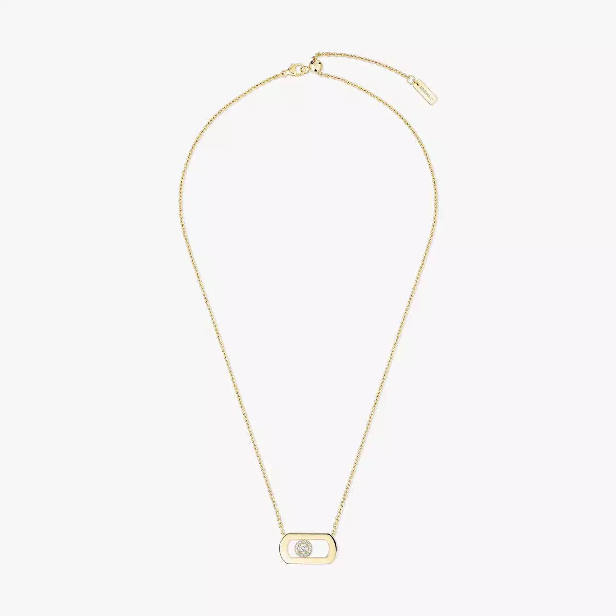 [AURORA]So Move Diamond Necklace in Gold