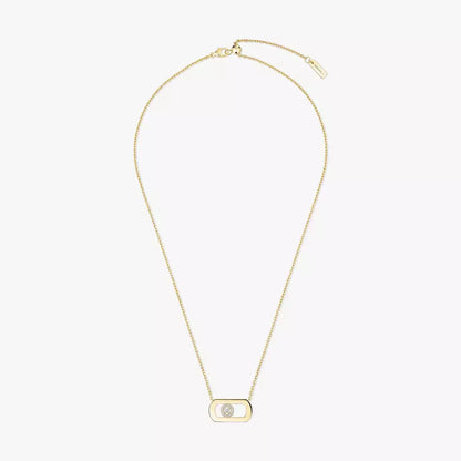 [AURORA]So Move Diamond Necklace in Gold
