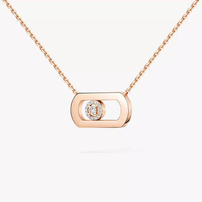 [AURORA]So Move Diamond Necklace in Gold