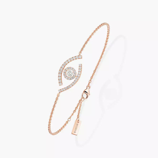 [AURORA]Lucky Eye Pave-Set Diamond Bracelet