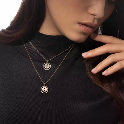 [AURORA] Lucky Move Diamond Necklace