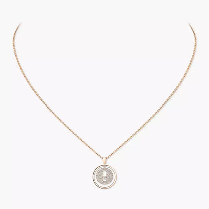 [AURORA] Lucky Move Diamond Necklace