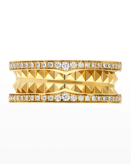 [AURORA]ZERO 1 GOLD DIAMOND RING