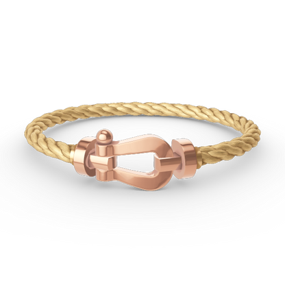 [AURORA]FORCE GROSSES HUFEISENARMBAND OHNE DIAMANT ROSÉGOLD