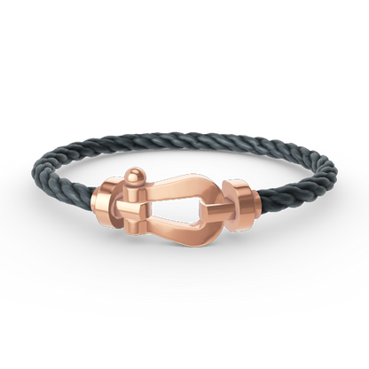 [AURORA]FORCE GROSSES HUFEISENARMBAND OHNE DIAMANT ROSÉGOLD