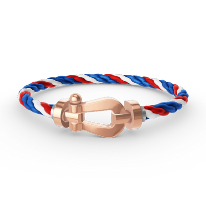 [AURORA]FORCE GROSSES HUFEISENARMBAND OHNE DIAMANT ROSÉGOLD
