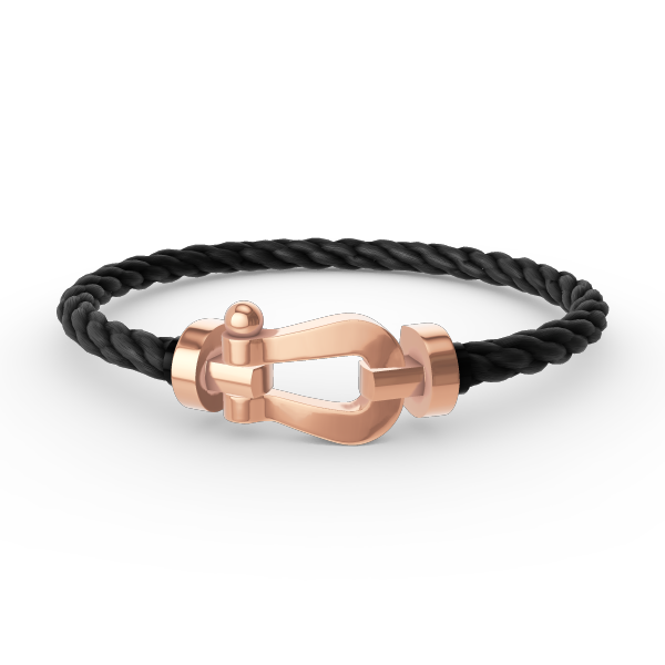 [AURORA]FORCE GROSSES HUFEISENARMBAND OHNE DIAMANT ROSÉGOLD