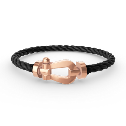[AURORA]FORCE GROSSES HUFEISENARMBAND OHNE DIAMANT ROSÉGOLD