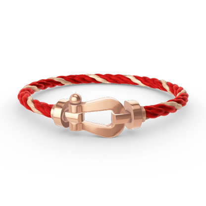 [AURORA]FORCE GROSSES HUFEISENARMBAND OHNE DIAMANT ROSÉGOLD