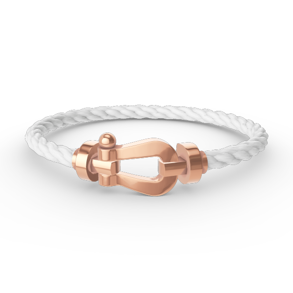 [AURORA]FORCE GROSSES HUFEISENARMBAND OHNE DIAMANT ROSÉGOLD