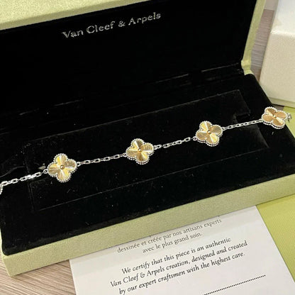 [AURORA] CLOVER 5 MOTIF LASER BRACELET COLLECTION