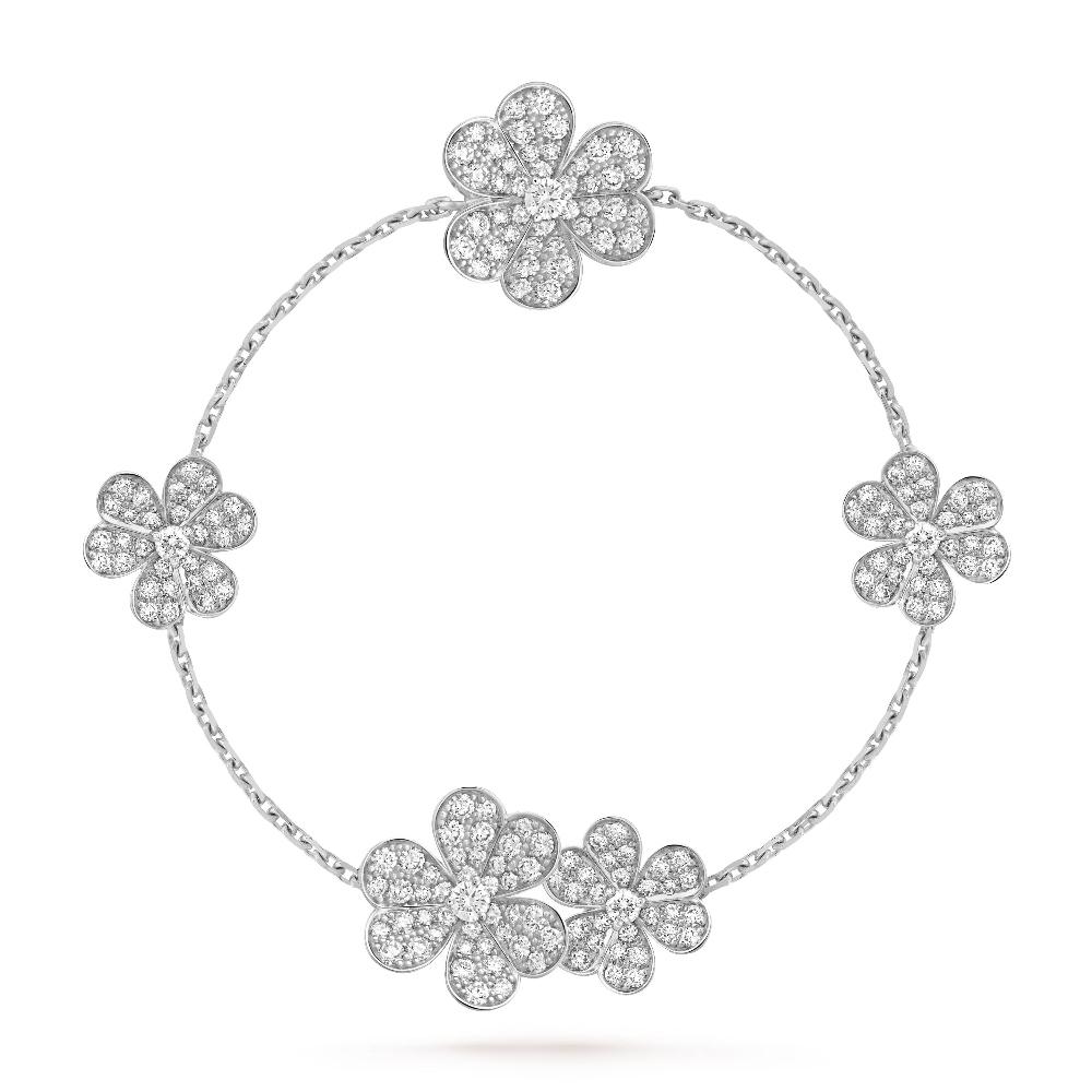 [basloveJW]FRIVOLE SILBER 5 BLUMEN ARMBAND