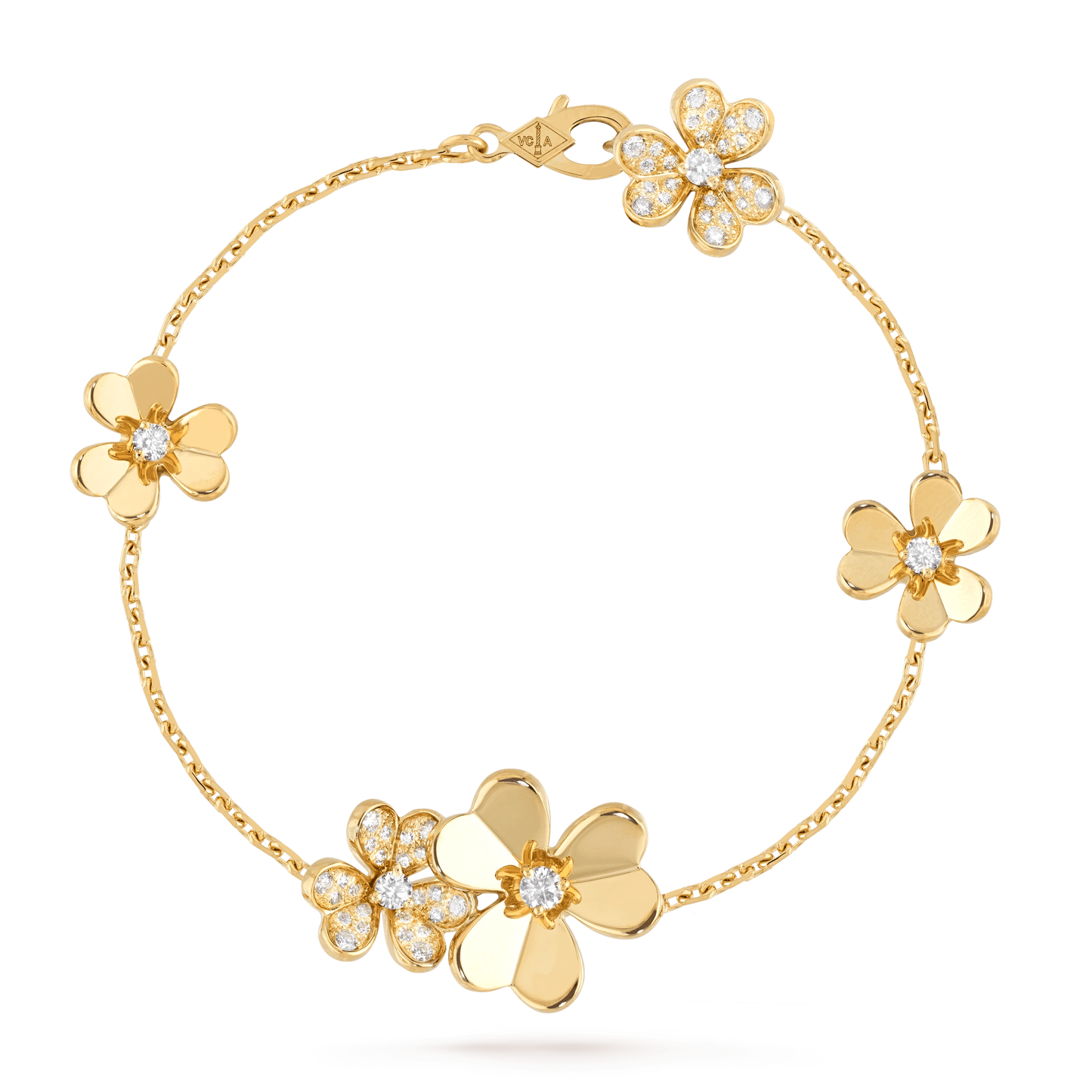 [basloveJW]FRIVOLE GOLD 5 BLUMEN ARMBAND