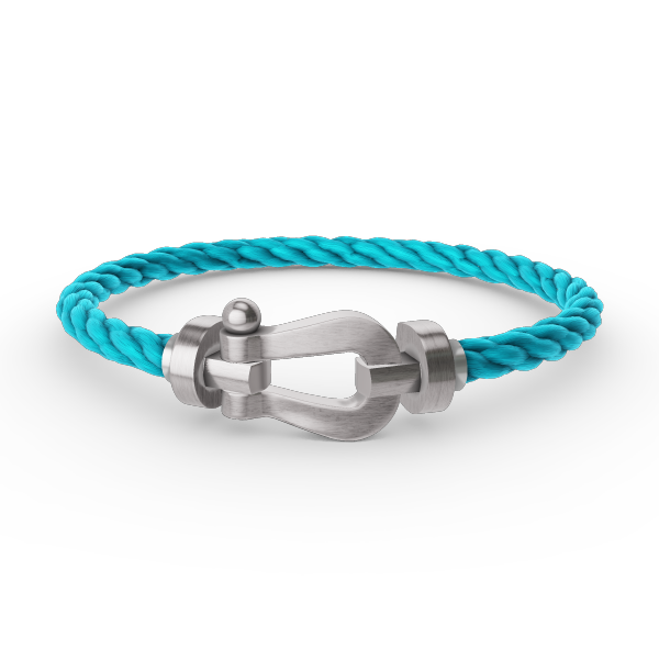 [AURORA]FORCE LARGE HORSESHOE NO DIAMOND BRACELET SILVER
