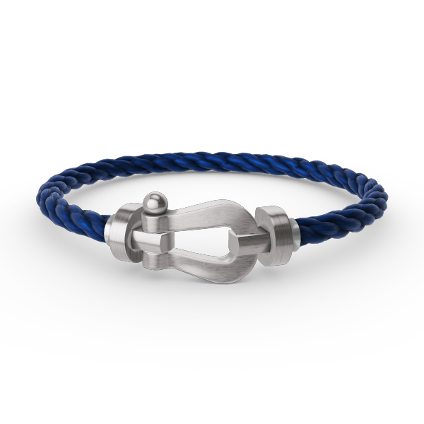 [AURORA]FORCE LARGE HORSESHOE NO DIAMOND BRACELET SILVER