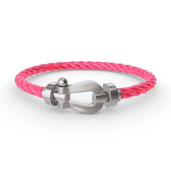 [AURORA]FORCE LARGE HORSESHOE NO DIAMOND BRACELET SILVER
