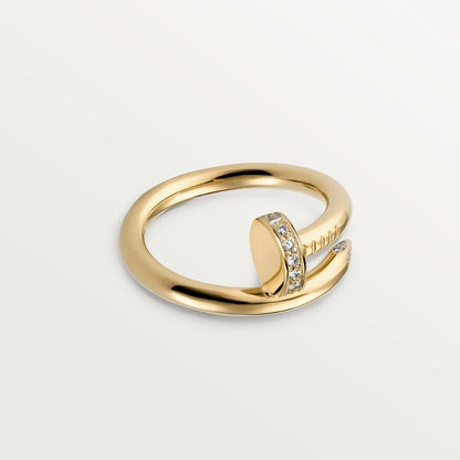 [AURORA]JUSTE RING 2.65MM GOLD DIAMOND
