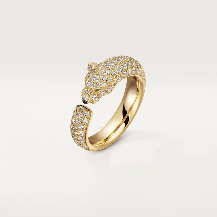 [AURORA]PANTHERE ROSÉGOLD-DIAMANTRING
