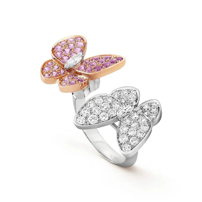 [basloveJW]ZWILLINGS-SCHMETTERLINGS-DIAMANTRING