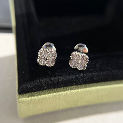 [basloveJW]CLOVER MINI DIAMANT OHRSTECKER